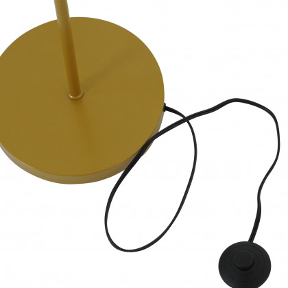 Ashcroft - Astris Floor Lamp Black Sprayed and Gold