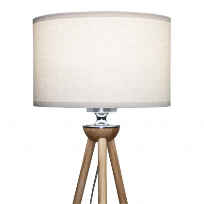 Ashcroft - Lirios Three Legged Wooden Strip Floor Lamp in Natural