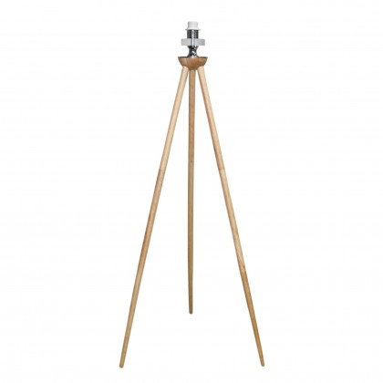 Ashcroft - Lirios Three Legged Wooden Strip Floor Lamp in Natural
