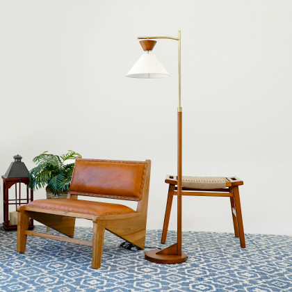 Ashcroft - Zensa Brown Floor Lamp