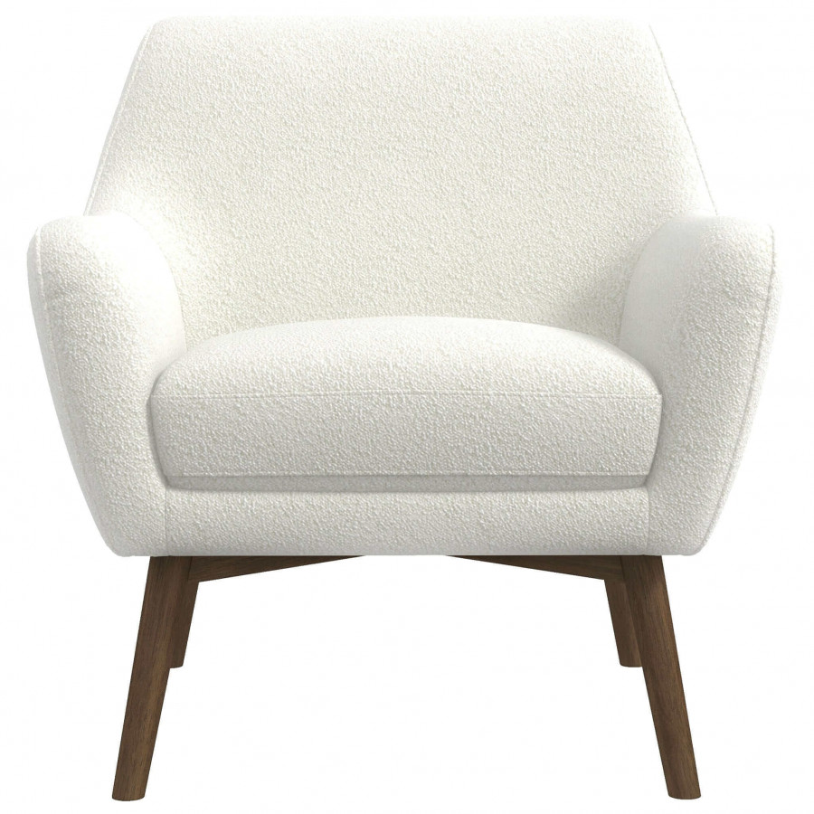 Ashcroft Panom Lounge Chair - White Boucle