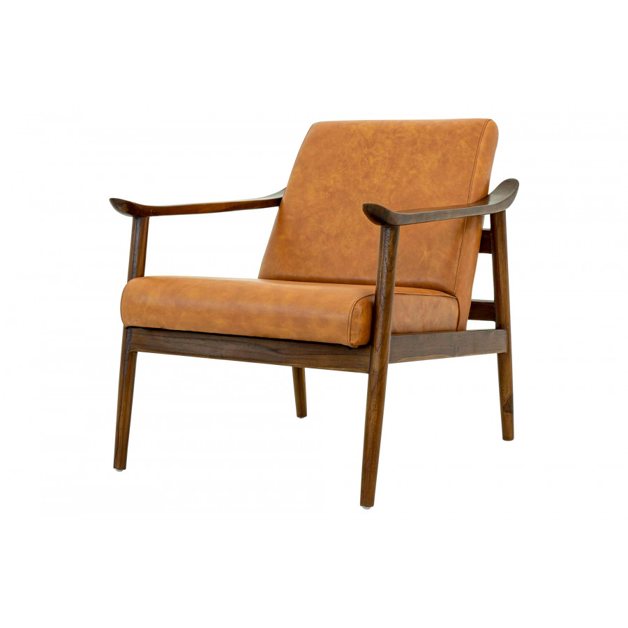 Ashcroft - Brandon Leather Lounge Chair