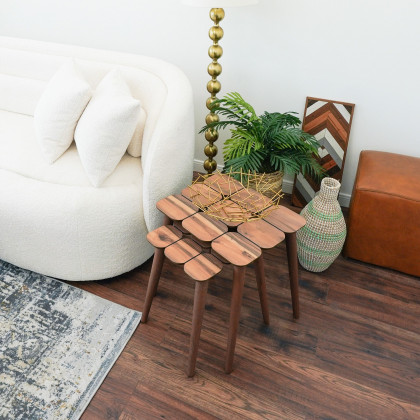 Ashcroft - Hilson Walnut Nesting Table