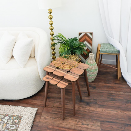 Ashcroft - Hilson Walnut Nesting Table
