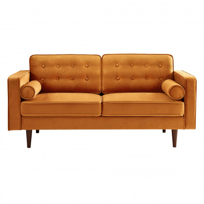 Ashcroft - Casey Velvet Loveseat
