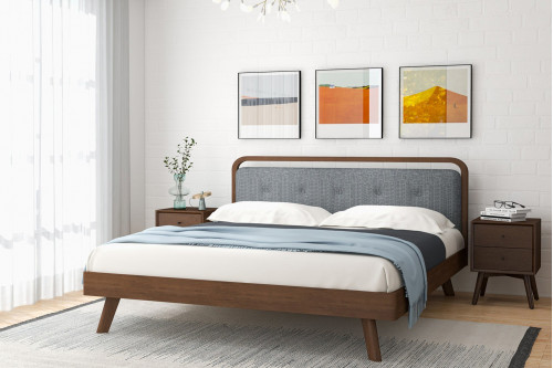 Ashcroft™ Modern Divani Platform Bed - King Size