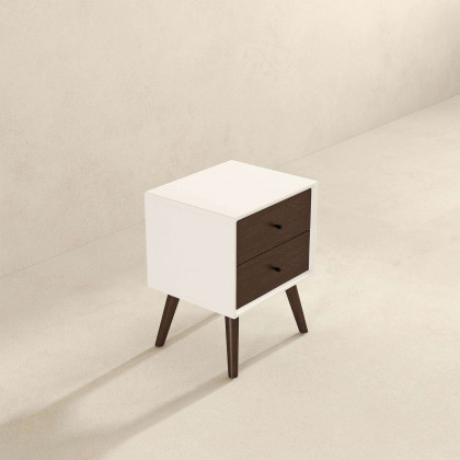 Ashcroft - Caroline Mid-Century Modern Solid Wood Dresser and Style Nightstand