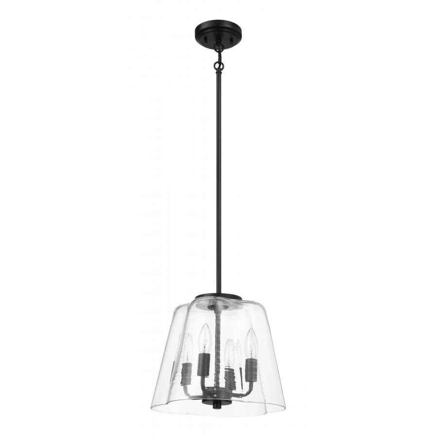 Ashcroft - Soiree Four Candle Lights Pendant With Clear Glass