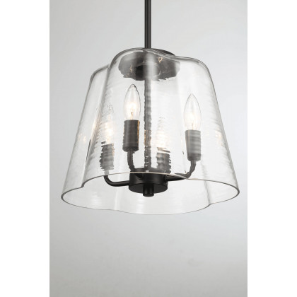 Ashcroft - Soiree Four Candle Lights Pendant With Clear Glass