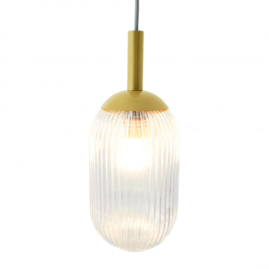 Ashcroft - Gemma Pendant Lamp in Gold and Clear