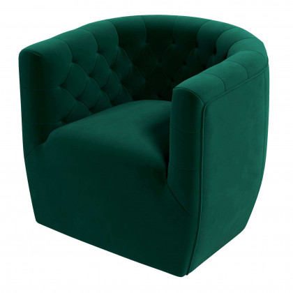 Ashcroft Delaney Swivel Chair - Cream