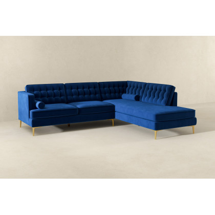 Ashcroft Brooke Sectional Sofa Right Facing - Blue