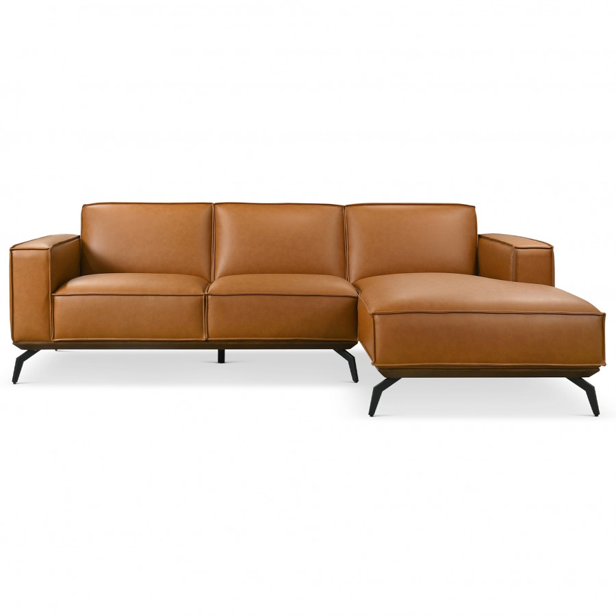 Ashcroft - Brenham Easy Clean Modern Right Sectional Sofa & Chaise