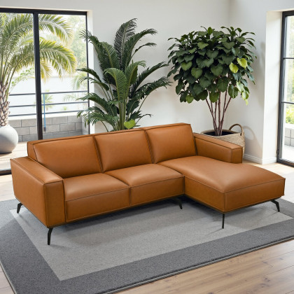 Ashcroft - Brenham Easy Clean Modern Right Sectional Sofa & Chaise