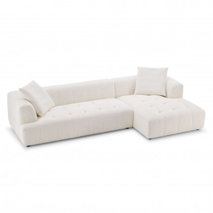 Ashcroft - Kaynes Right Boucle Sectional Sofa