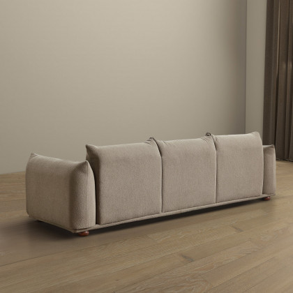 Ashcroft Kely 100" Boucle Upholstered Sofa – Mocha