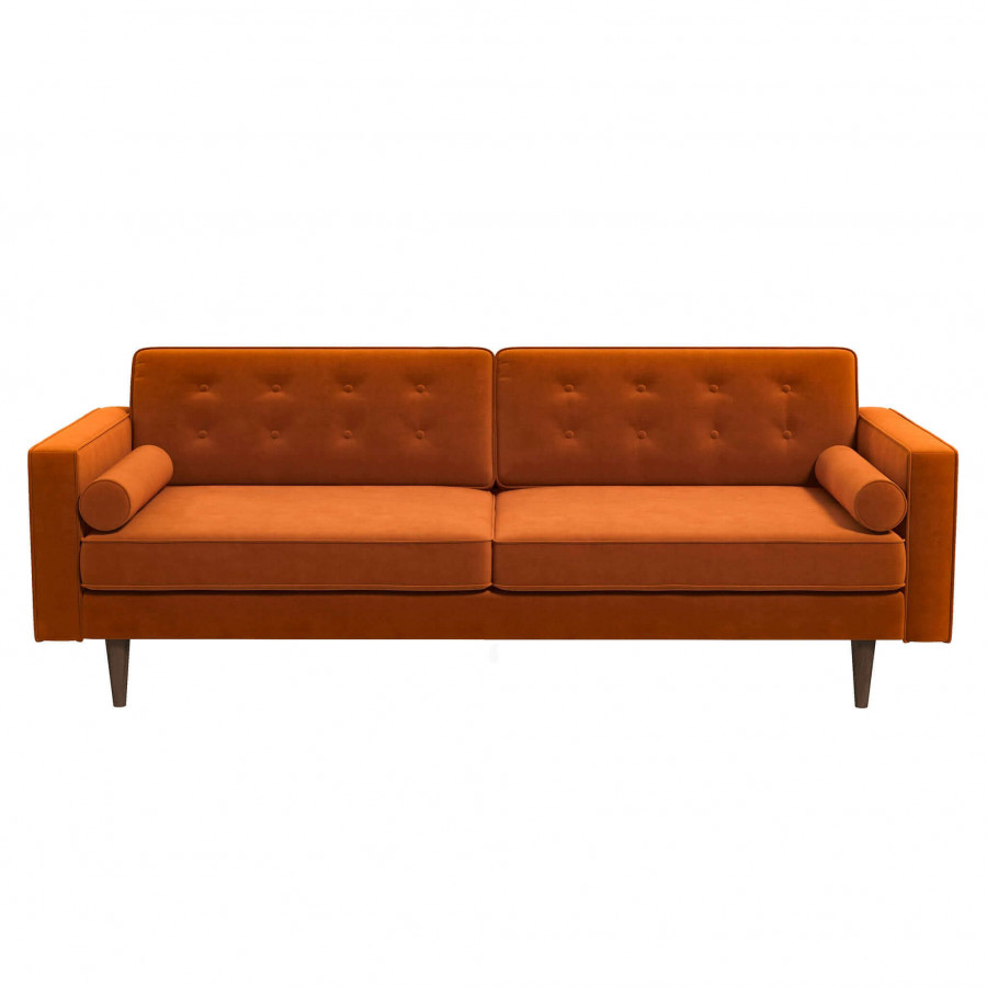 Casey Mid Century Modern Velvet Sofa