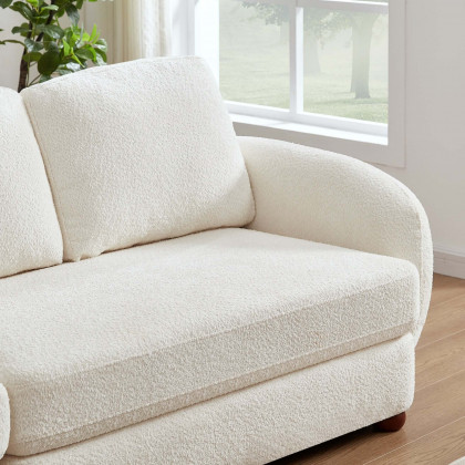 Ashcroft - Paton 114.5" Boucle Fabric Sofa