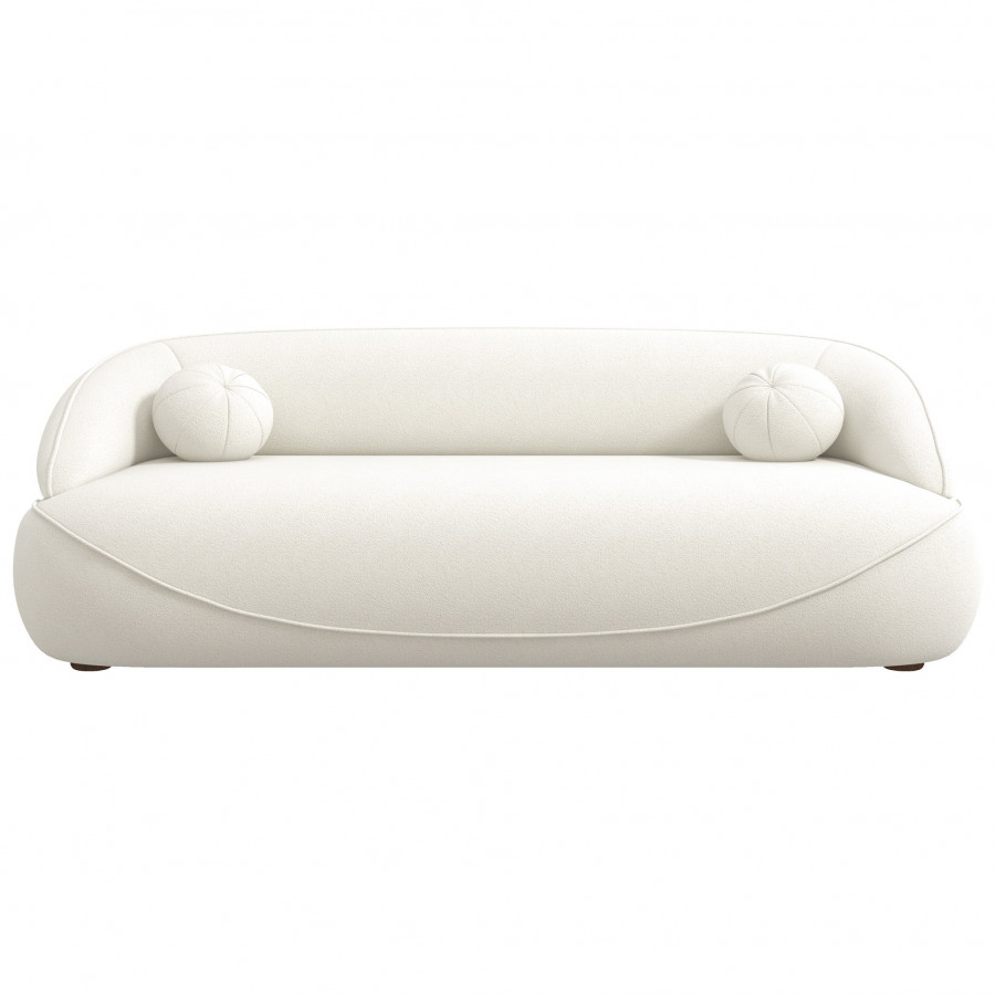 Ashcroft Andrew Boucle Sofa - Beige