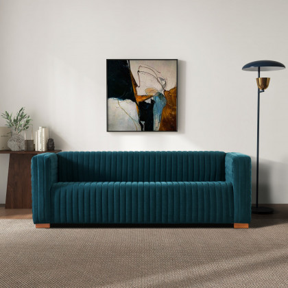 Ashcroft - Elara Velvet Sofa