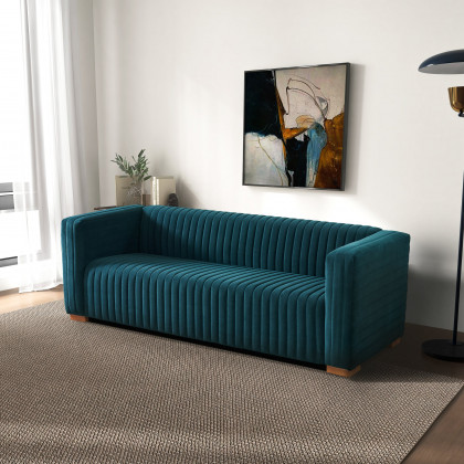 Ashcroft - Elara Velvet Sofa