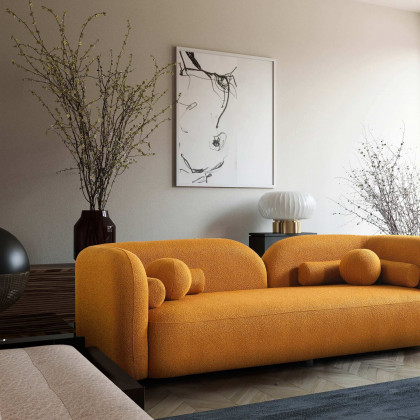 Ashcroft - Donna Japandi Style Boucle Sofa