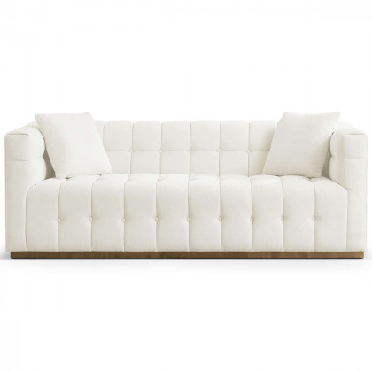 Ashcroft - Eleanor Boucle Sofa in Beige