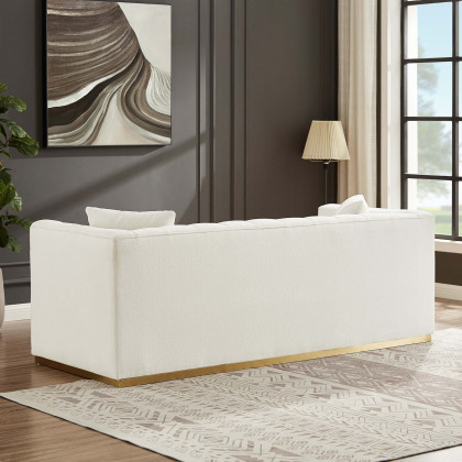 Ashcroft - Eleanor Boucle Sofa in Beige