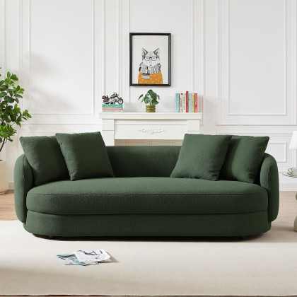 Ashcroft Dylan Modern Sofa – Green