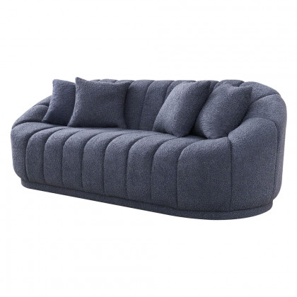 Ashcroft - Maximilian Modern Japandi Style Tight Back Boucle Couch