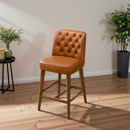 Ashcroft - Peoria Elegant Mid-Century Modern Counter Stool for Kitchen Island
