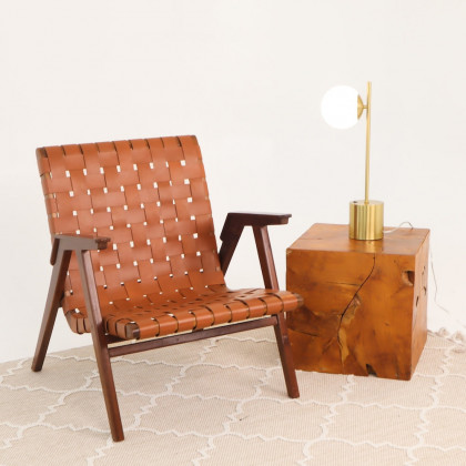 Ashcroft - Ethereal Modern Small Brass Metal Table Lamp, Desk Lamp Fixture with White Glass Globe Shade