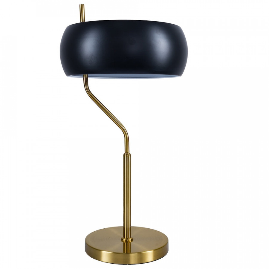 Ashcroft - Flux Table Lamp in Black Outer and White Inner