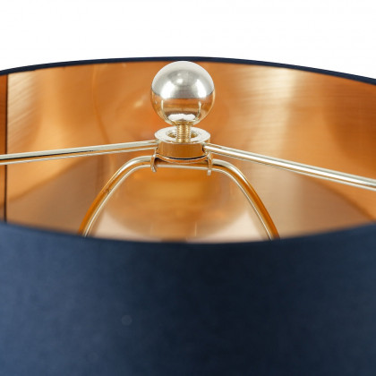 Ashcroft - Lustrous Table Lamp - Black outer and Gold inner