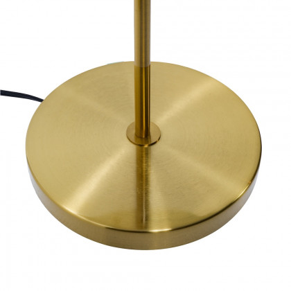 Ashcroft - Metro Table lamp with Gold outer and White inner