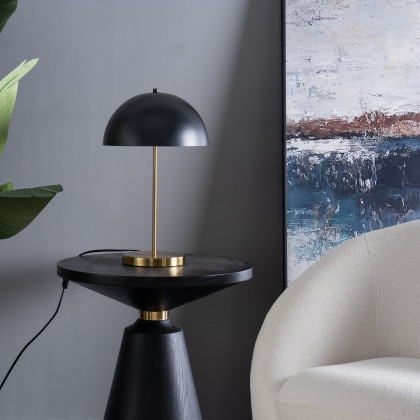 Ashcroft - Stratos Table Lamp - Black outer - White inner