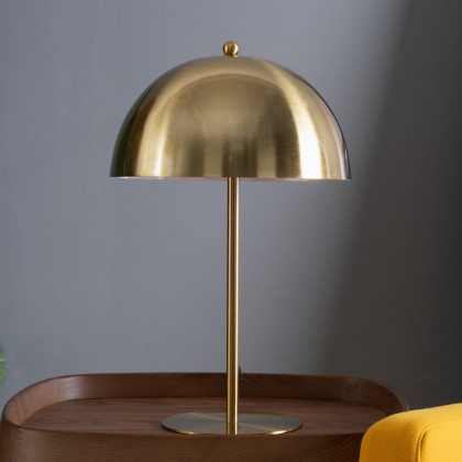 Ashcroft - Tundra Table Lamp - Gold outer - White inner