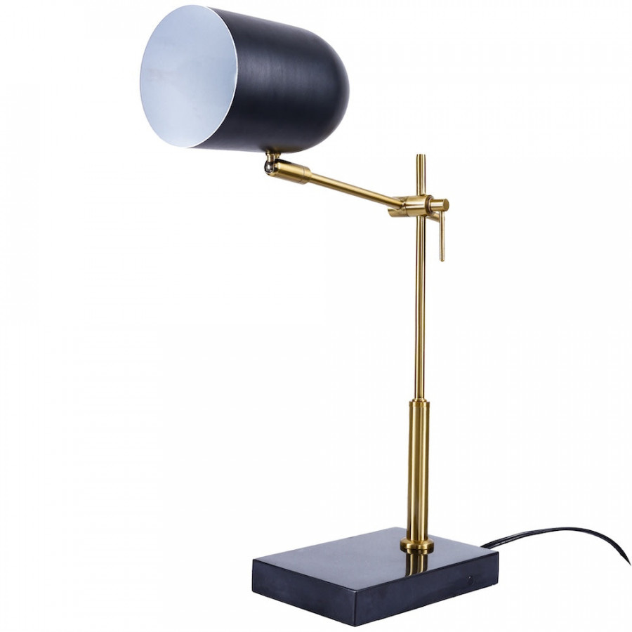 Ashcroft - Lumora Table Lamp - Black outer in White inner