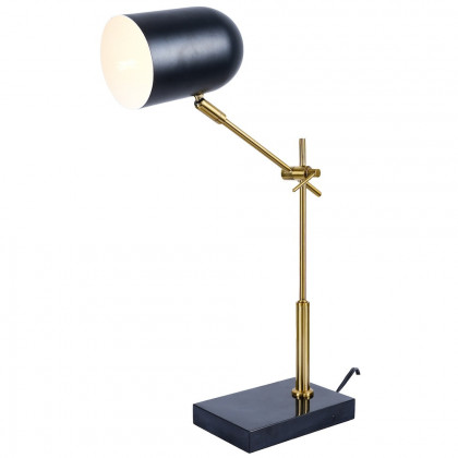 Ashcroft - Lumora Table Lamp - Black outer in White inner