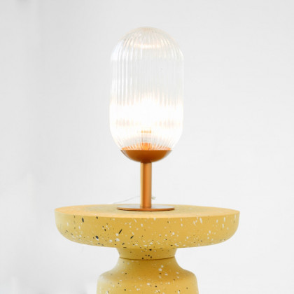 Ashcroft - Clario Bronze Clear Glass Table Lamp