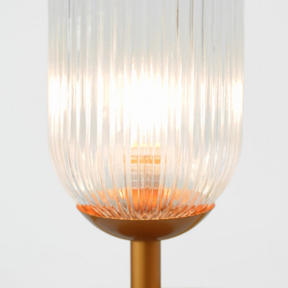 Ashcroft - Clario Bronze Clear Glass Table Lamp