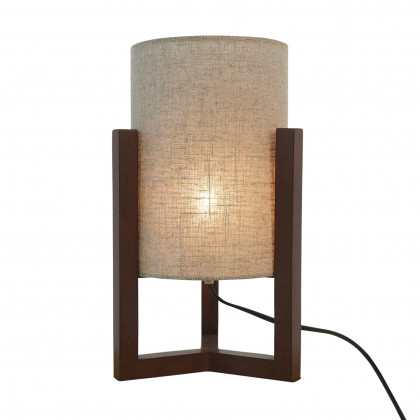 Ashcroft - Sylva Glass Table Lamp With Gray Shade