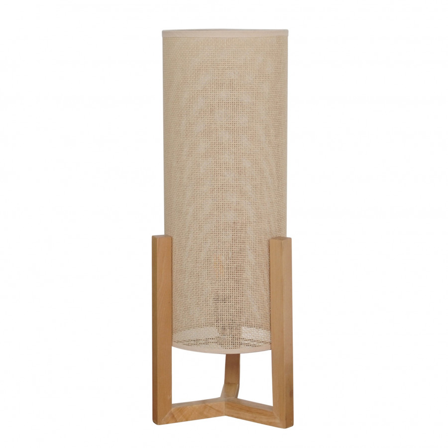 Ashcroft - Rayna Table Lamp Oak and Natural