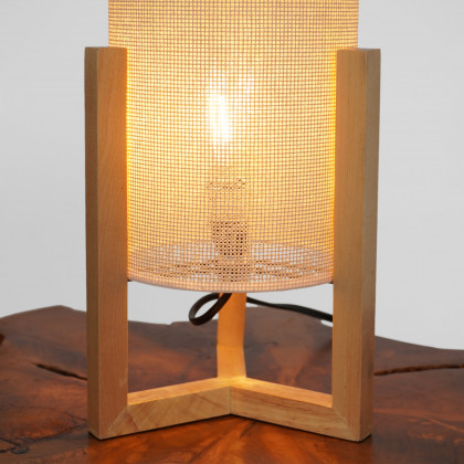 Ashcroft - Rayna Table Lamp Oak and Natural