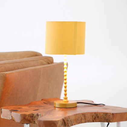 Ashcroft - Sereno Table Lamp Ochre and Gold