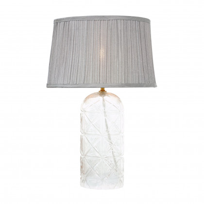 Ashcroft - Luxora Table Lamp Gold in Clear and Gray