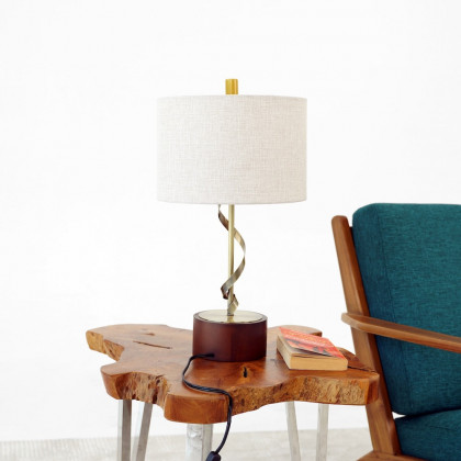 Ashcroft - Foundry Twisted Metal Table Lamp