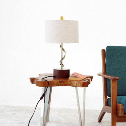 Ashcroft - Foundry Twisted Metal Table Lamp