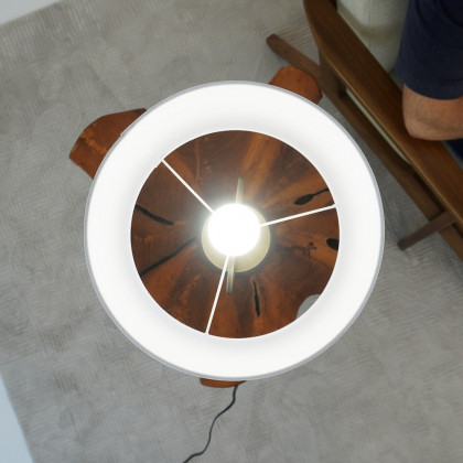 Ashcroft - Grid Metal Circular Table Lamp