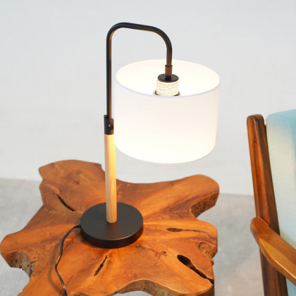 Ashcroft - Arcus Paniz Simple Table Lamp with Cylinder Shade